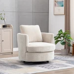 31.9"W Swivel Accent Barrel Armchair Club Sofa For Living Room New. Price: $284.99.