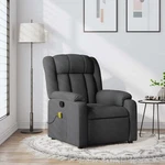 Massage Recliner Chair Dark Grey Fabric New. Price: $304.37.
