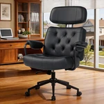 Mid Century Modern Home Office Desk Chair, Ergonomic Big And Tall, New. Price: $518.68.