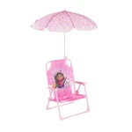 Idea Nuova Gabby Dollhouse Kids Folding Beach Chair With Umbrella, Outdo New. Price: $53.54.
