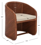 Safavieh Barnette Rattan Pole Acc Chair, Reduced Price 2172781710 CWK2005A Open. Price: $244.00.