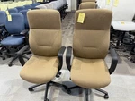 High Back Conference Chair By Keilhauer Respons Model #775 In Brown Used. Price: $195.00.