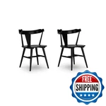 Signature Design By Ashley Gretlynn Casual Solid Wood Armless Dining Chair Set New. Price: $283.89.