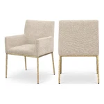 Meridian Furniture Reeves Beige Chenille Fabric Dining Chair (set Of 2) New. Price: $421.56.