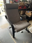Ikea Poang Armchair Frame With Cushion Used. Price: $59.99.
