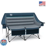Timber Ridge Double Camping Chair, Heavy Duty Outdoor Folding Couch, Lovese New. Price: $115.99.