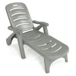 Costway Folding Chaise Lounge Chair 5-POSITION Adjustable Recliner Grey New. Price: $114.99.