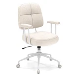 Leathaire Upholstered Task Home Office Chair With Cushioned Back-beige New. Price: $140.69.