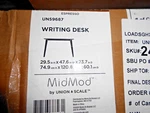 Nib - Union & Scale, # UN59687, Writing Desk, 47.6" X 23.7" 29.5", Espresso. New. Price: $50.00.