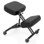Height Adjustable Kneeling Chair Posture Correction Stool - Color: Black New. Price: $286.46.