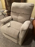 Automatic Lift Chair Upholstered Recliner Lounge By Pride Mobility New. Price: $485.00.