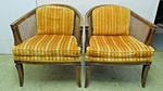 Bernhardt Hibriten Chair Co Mcm Vintage Hollywood Regency Italian Bergere Club Used. Price: $979.00.