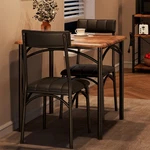 Garveehome Dining Table Set For 2, Kitchen With Chairs, Rustic Brown New. Price: $114.97.