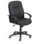 Boss Managers Office Mid Back Chair With Arms Fabric Black New. Price: $147.87.