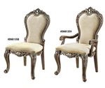 Acme Latisha Antique Oak Finish Dining Chair 45"H Side / Arm (2PC) New. Price: $799.00.