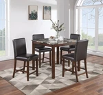 Classic Stylish Espresso Finish 5PC Counter Height Dining Set Kitchen Dinette New. Price: $822.92.