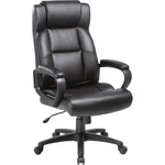 Lorell Executive Chair, High-back, 29"WX28-1/2"LX46"H, Black New. Price: $257.14.