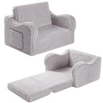 Kids Sofa, 2-IN-1 Flip-out Foam Couch With Soft Sherpa Cover, Cozy Play Loung... New. Price: $50.72.