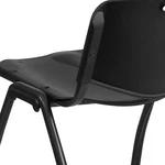 Flash Furniture Hercules Plastic Contoured Back Stacking Chair Black New. Price: $111.36.