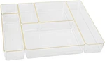 Flash Furniture BE-PB3685-G-6-MS Kerry 2" Tall Office Organizer Gold New. Price: $35.27.