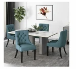 Green Tufted Fabric Dining Side Accent Chairs Set Of 4 Christopher Knight Home New. Price: $636.95.