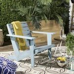 Safavieh Outdoor Collection Lanty Adirondack Chair Beach House Blue New. Price: $152.47.
