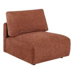 Pemberly Row Chenille Upholstered Modular Armless Chair In Coral New. Price: $480.52.