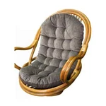 Handmade Velour Rattan Chair Cushion For Rocking Pad With Ties Deep Seat New. Price: $99.75.