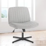 Criss Cross Legged, Armless Office Swivel Desk Chairs No Wheels, Vanity New. Price: $83.99.