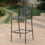 International Caravan Mandalay 30" Patio Bar Stool Brown (set Of 2) New. Price: $292.99.
