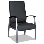 Alera Metalounge Series High-back Guest Chair, 24.6" X 26.96" 42.91", Black New. Price: $328.99.