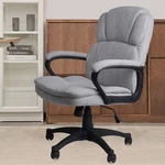 Clatina Ergonomic Executive Upholstered Swivel Adjustable Height Office Chair New. Price: $99.99.