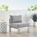 Modway Sunbrella Fabric Aluminum Armless Chair New. Price: $253.17.