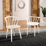 Safavieh Blanchard 18''H Curved Spindle Side Chair White New. Price: $164.80.