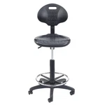 Nps 6700 Series 22-32" Height Modern Polyurethane Task Chair In Black New. Price: $262.98.
