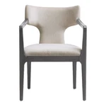 Eloria Mid-century Modern Chenille Wood Armchair In Taupe New. Price: $462.95.