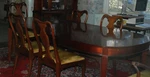 Ethan Allen Solid Cherry Dining Room Chairs, Georgian Court Model 11-6211, Six Used. Price: $1750.00.