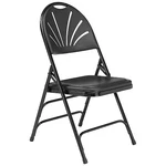 National Public Seating 1110 Folding Chair, Plastic, Black, PK4 New. Price: $190.94.