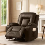 Comhoma Recliner Chair,pu Rocking For Adults,swivel With Cup Hold New. Price: $532.91.