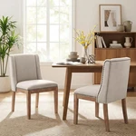 Dining Chair, Fabric Upholstered Kitchen Side Chairs With Wooden New. Price: $183.46.