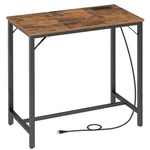 Hoobro Bar With Charging Station, Rectangular Pub Table, High Top Coffe... New. Price: $79.70.