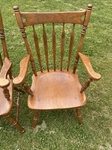 Ethan Allen Heirloom Nutmeg Maple Arrow Back Dining Arm Chair 10-6060A Pc Used. Price: $699.00.