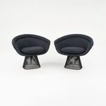 1960S Pair Of Warren Platner For Knoll Lounge Chairs New Grey Kvadrat Upholstery Used. Price: $12000.00.