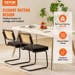 Rattan Dining Chairs Set 2, Office (18.1 Inch) New. Price: $139.36.
