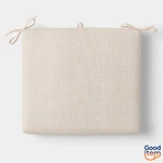 18"X20" Faux Natural Knit Seat Cushion Ivory - Threshold New. Price: $30.00.