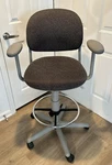 Vntg Rolling Swivel Office Chair Kl Torsion Designed By Giancarlo Piretti Used. Price: $399.99.
