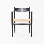 2025 Wegner For Carl Hansen CH37 Dining Chair Black W/ Natural Papercord Used. Price: $975.00.