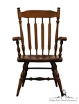 Ethan Allen Antiqued Pine Old Tavern High Back Catkin Dining Arm Chair 12-6011A Used. Price: $491.99.