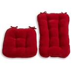 South Pine Porch Hampton Jumbo 2-PC Rocking Chair Cushion Set Scarlet New. Price: $149.69.