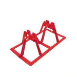 Hercules Rebar Footer 2-BAR Chair #4 #5 10" X 5-3/4" 3-3/4" Red (40-PACK) New. Price: $92.18.